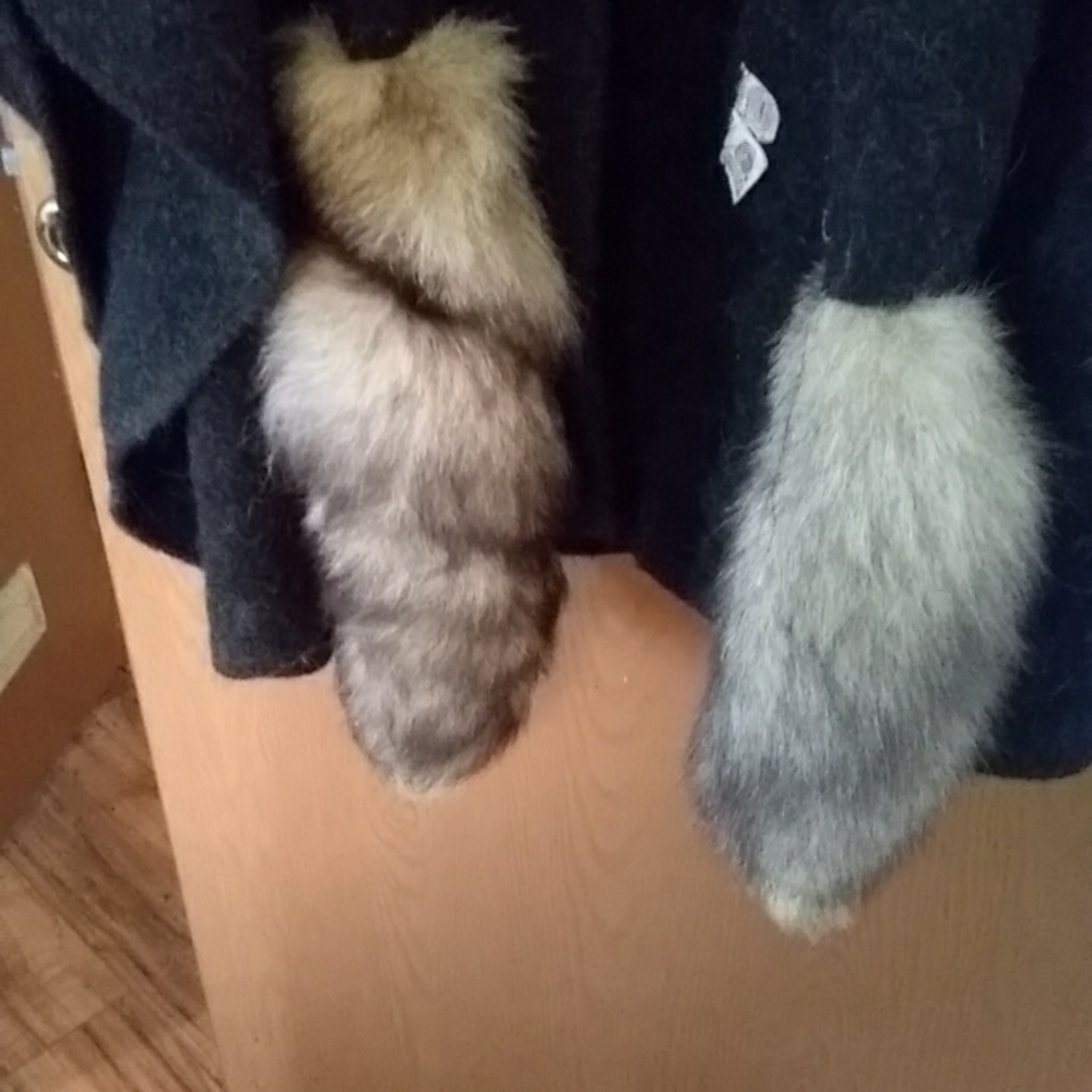 Vintage 100%Wool Poncho/Coat - Picture 5 of 8